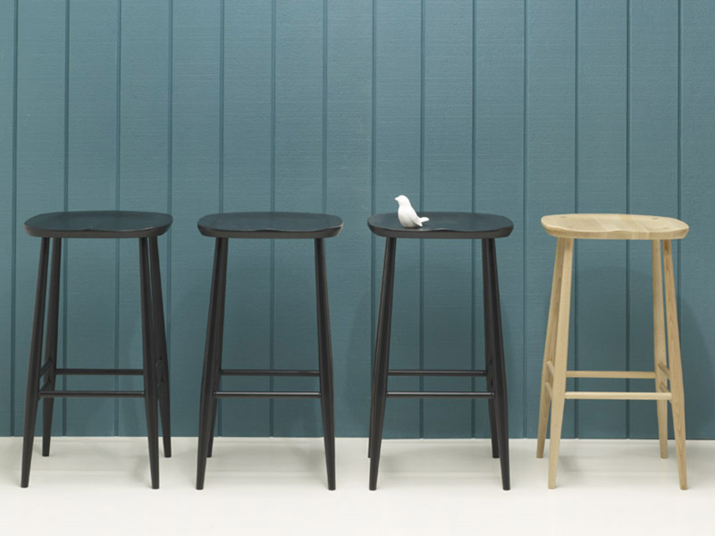 ercol Originals Bar Stool Green Magazine