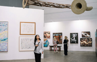 Victorian First Peoples Art and Design Fair. Photographer Phoebe Powell