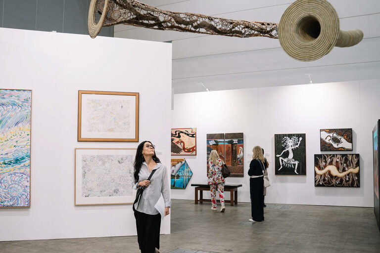 Victorian First Peoples Art and Design Fair. Photographer Phoebe Powell